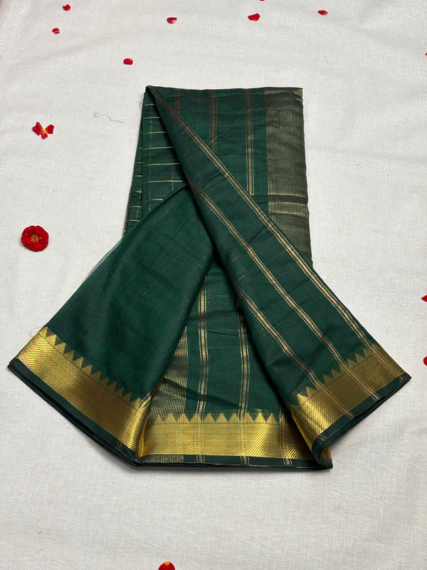 Semi Mangalagiri Cotton Saree