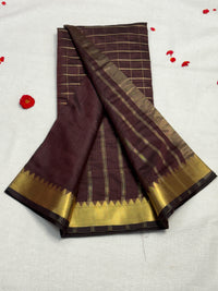 Semi Mangalagiri Cotton Saree view 2