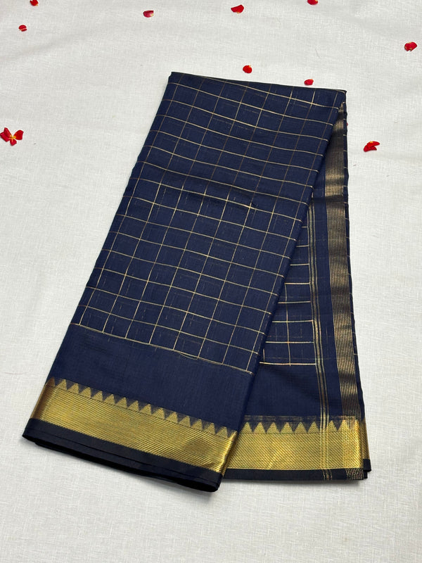 Semi Mangalagiri Cotton Saree