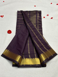 Semi Mangalagiri Cotton Saree view 2