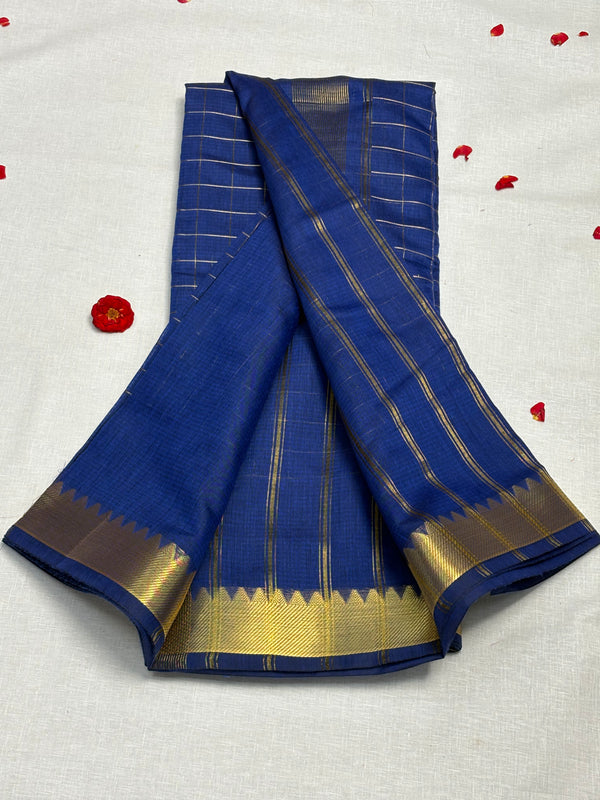 Semi Mangalagiri Cotton Saree
