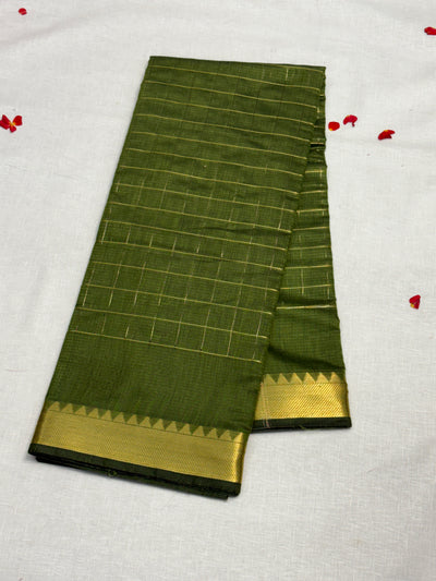 Semi Mangalagiri Cotton Saree