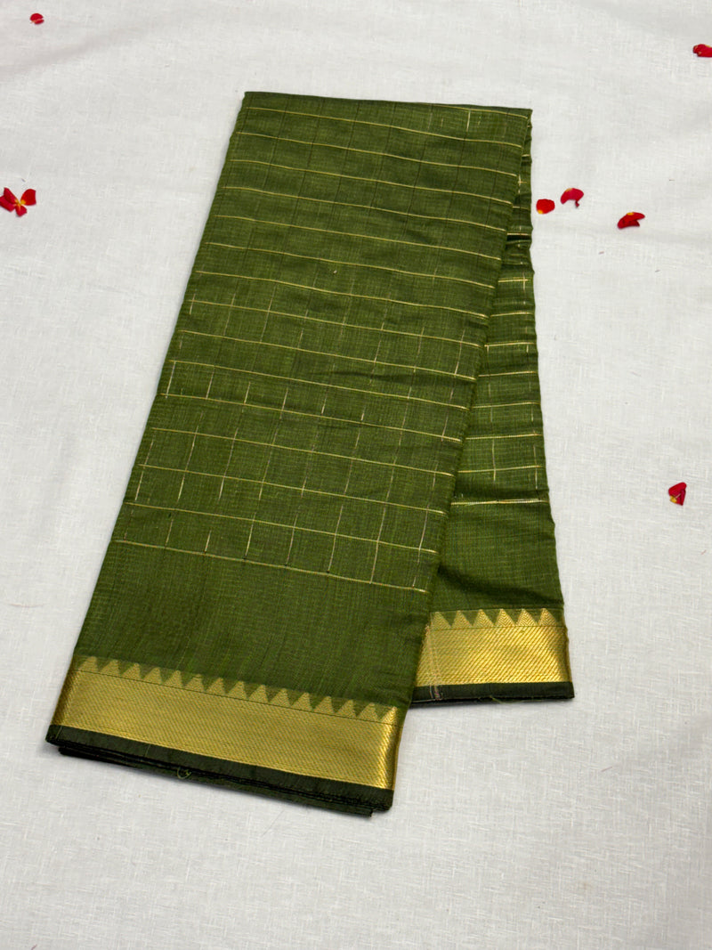 Semi Mangalagiri Cotton Saree - View 1