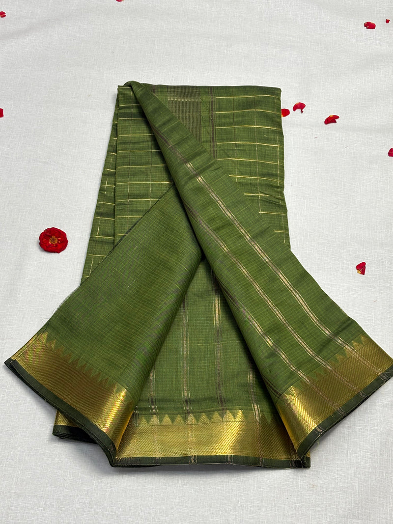 Semi Mangalagiri Cotton Saree - View 2