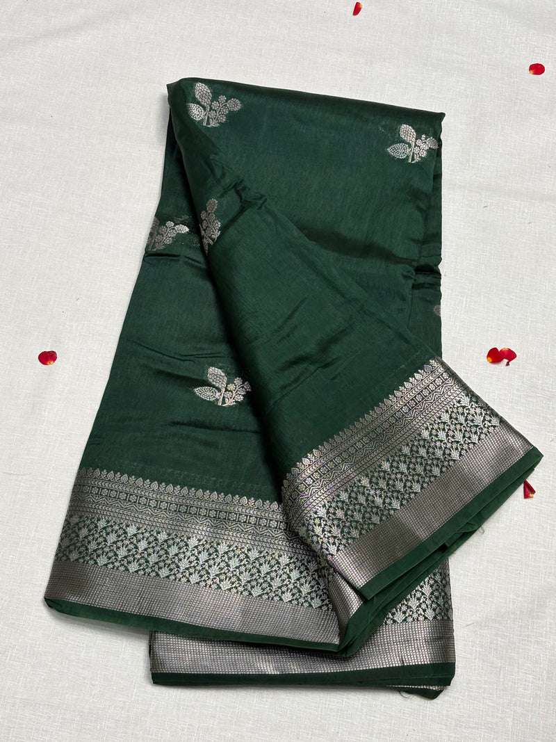 Pure R Mango Saree - View 1