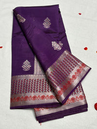 Pure R Mango Saree view 1