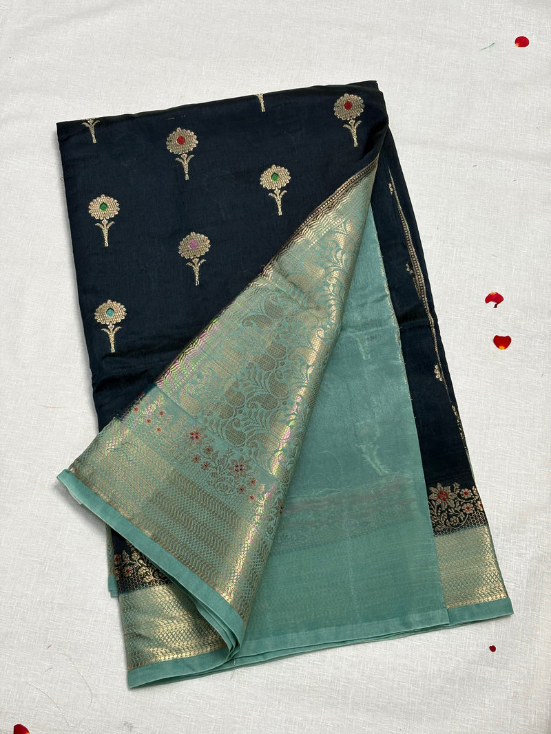 Pure R Mango Saree - View 1