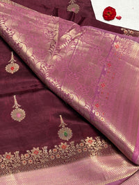Pure R Mango Saree view 2